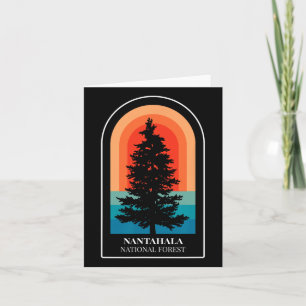 Carte Retro Nantahala Forêt nationale Caroline du Nord R