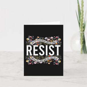 Carte Rétro Ne Résistez Pas À Mon Président