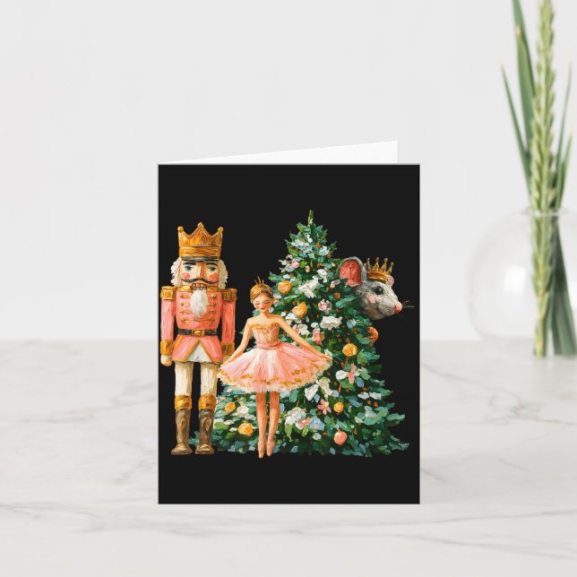 Carte Retro Nutcracker Ballet Nk Christmas Xmas Vibes Wo (Devant)