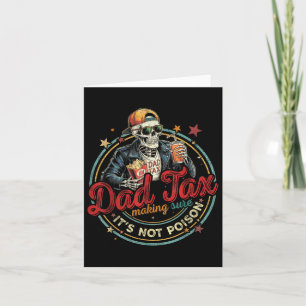 Carte Retro Papa Impôt S'Assurer Qu'Il N'Est Pas Poison