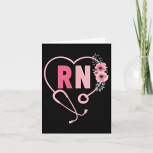 Carte Retro Pocket Rn Infirmière Femmes Filles Infirmièr