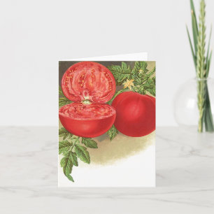 Carte Retro Ripe Tomatoes