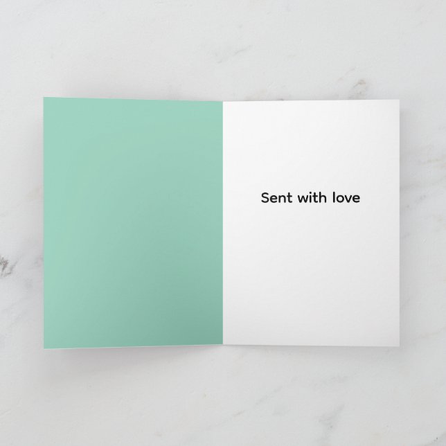 Carte Retro rockin rabbit greeting  (Intérieur)