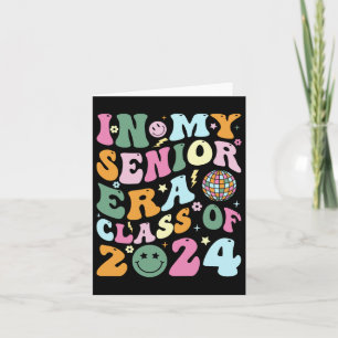 Carte Retro Senior 2024 Classe De 2024 Diplômé En Mon Se