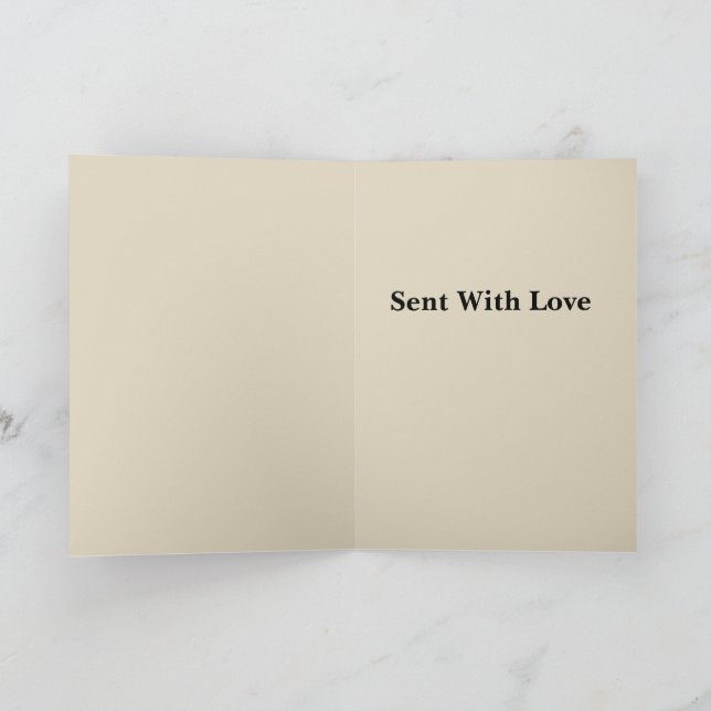 Carte Retro Squirrel with gift parcel greeting (Intérieur)