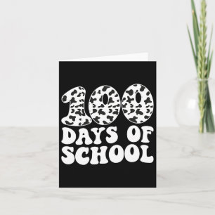 Carte Retro Super 100 Jours De Vache D'École Imprimer 10