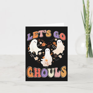 Carte Retro Super Allons Gâles Amusants Couples d'Hallow