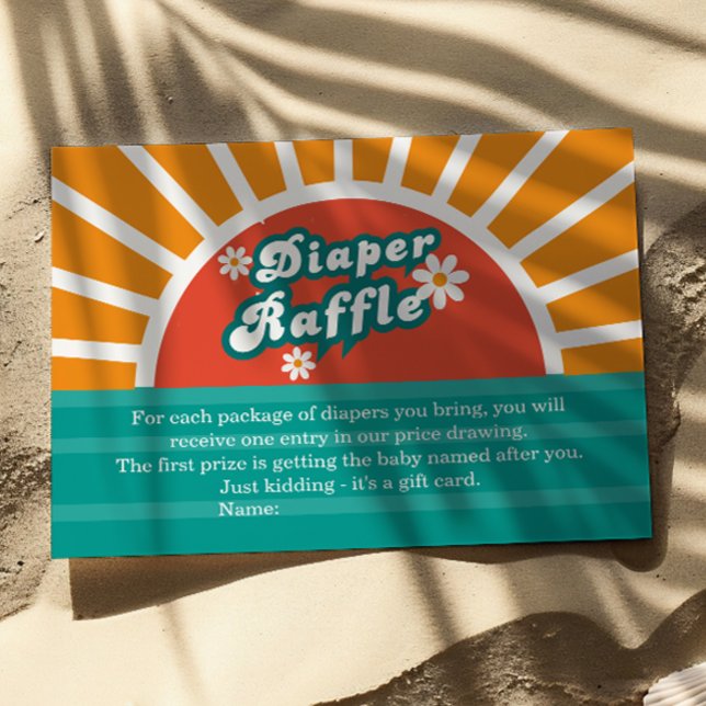 Carte Retro Super Refroidisseur Baby shower ensole (Créateur téléchargé)