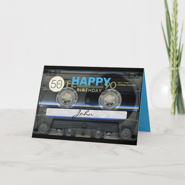 Carte Retro T1 Audiotape 50e anniversaire recto-verso No (Devant)