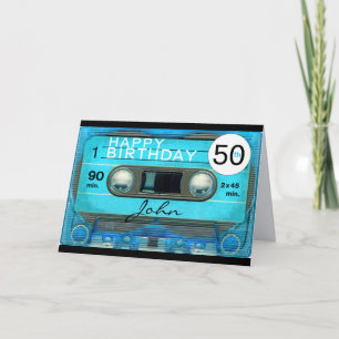 Carte Retro T4 Audiotape 50e anniversaire recto-verso No