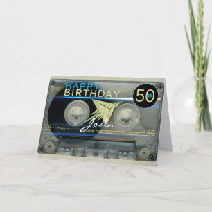 Carte Retro T5 Audiotape 50e anniversaire recto-verso No