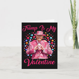 Carte Rétro Trump Est Mon Valentin Trump Jour De La Sain