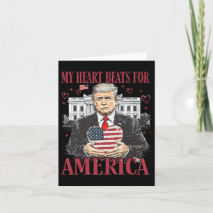Carte Rétro Trump Est Mon Valentin Trump Maison Blanche