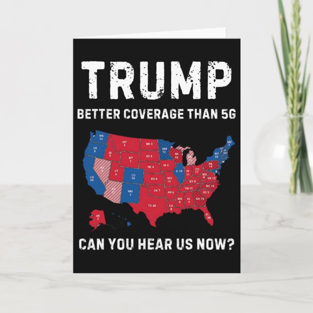 Carte Retro Trump Meilleure Couverture Que 5g Pouvez-Vou (Devant)
