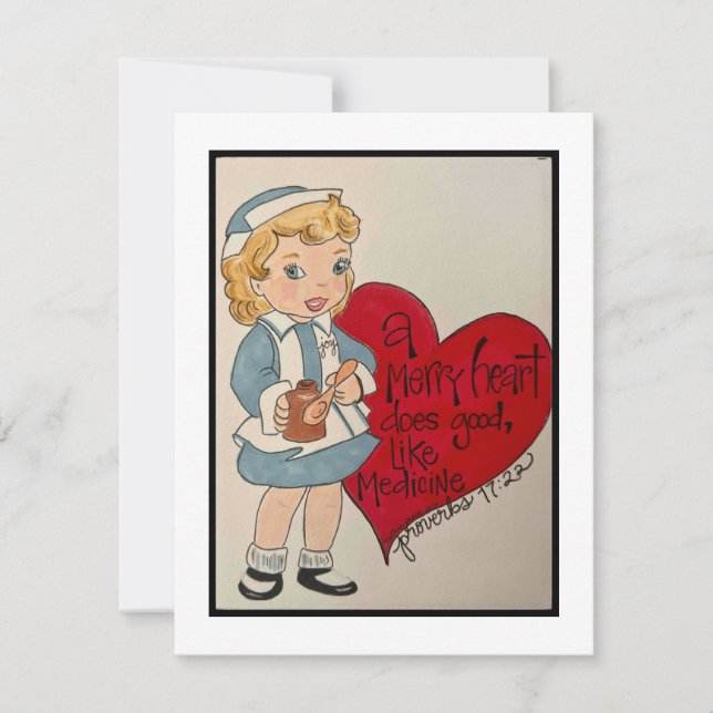 Carte Retro Valentine (Devant)