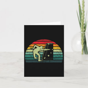 Carte Retro Vintage Billard Jeu 8 Ll Pool Player Tour