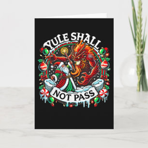 Carte Retro Vintage Creepmas Yule Ne Passe Pas Magicien 