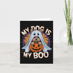 Carte Retro Vintage Mon Chien Est Mon Chien Fantôme Hall
