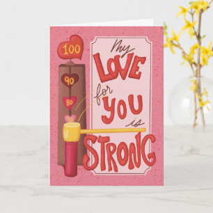 Carte Retro Vintage Valentine's Day