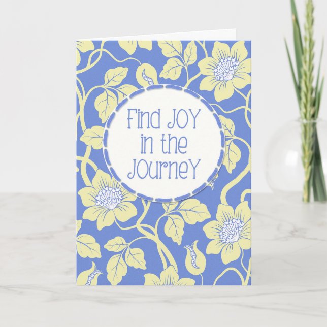 Carte Retrouvez JOY in the Journey ! Encouragement de l' (Devant)