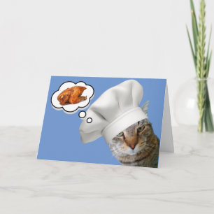 Carte Rêve De Chat De Poulet Se Bien