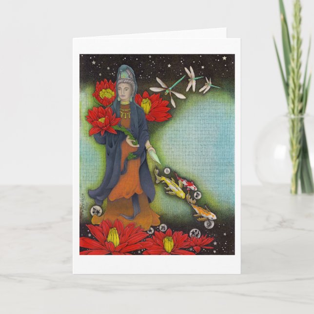 Carte Rêve IX de libellule (comme précédemment, (Devant)