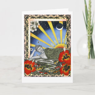 Carte RÊVE VI (coucher du soleil Koan de LIBELLULE à