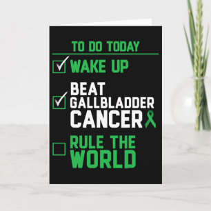 Carte Réveillez-Vous Battez le Cancer de la Vésicule Bil