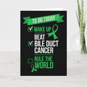 Carte Réveillez-Vous Battez le Cancer des Voies Biliaire