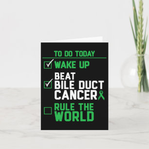 Carte Réveillez-vous Beat Bile Ducky Cancer Règle Le Mon