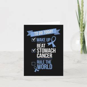 Carte Réveillez-vous Beat Stomach Cancer Règle le monde 