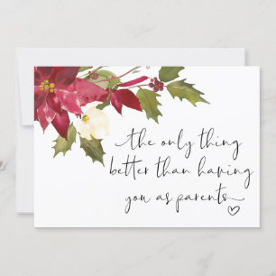 Carte Révélation de grossesse pour les parents Nous atte