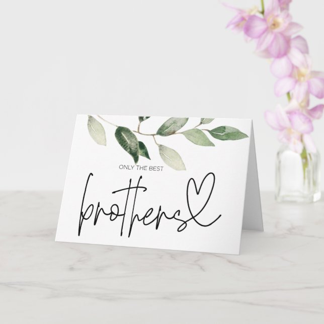 Carte Révéler la grossesse frère oncle être je suis ence (Orchidée)