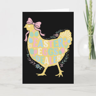 Carte Revendeur d'oeufs de Pâques Loral Poulet Poule Coq
