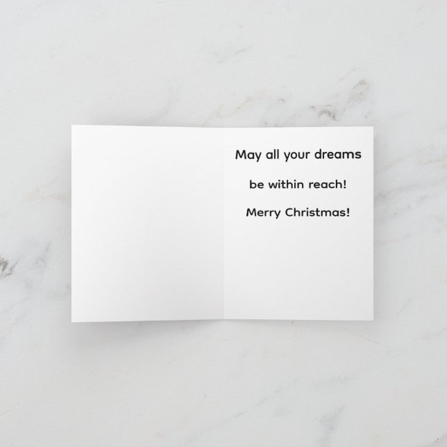 Carte Rêves de Noël (Intérieur)