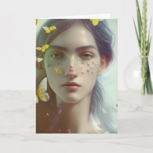 Carte Rêves de papillon Toutes les Occasions Vide à l'in