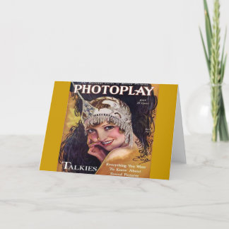 Carte Revue Vintage de films photographiques Couverture