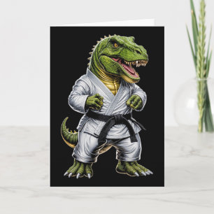 Carte Rex Arts Martiaux Dinosaure Karaté Judo Bjj Combat
