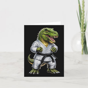 Carte Rex Martial Arts Dinosaur Karate Judo Bjj Fighter