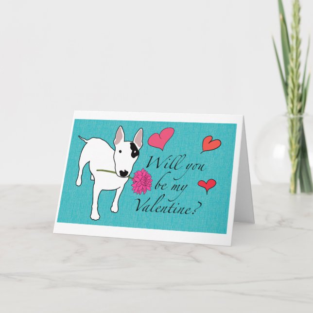 Carte Rex TV Terrier Valentine Card (Devant)