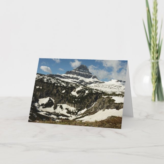 Carte Reynolds Mountain depuis Logan Pass à Glacier Park (Devant)