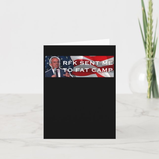 Carte Rfk M'A Envoyé Au Gros Camp (Devant)