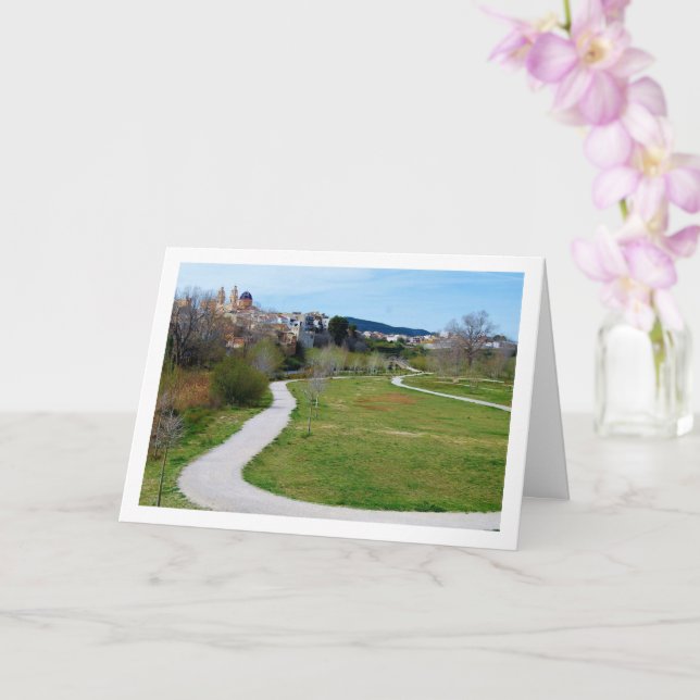 Carte Riba-roja de Túria, Ville espagnole, Valence (Orchidée)