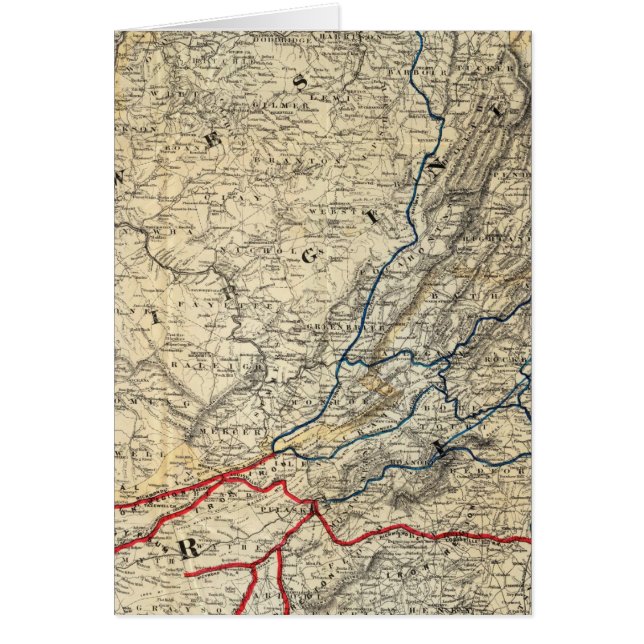 Carte Richmond et Louisville RR (Devant)