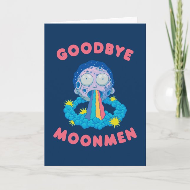 Carte RICK ET MORTY™ | Goodbye Moonmen (Devant)