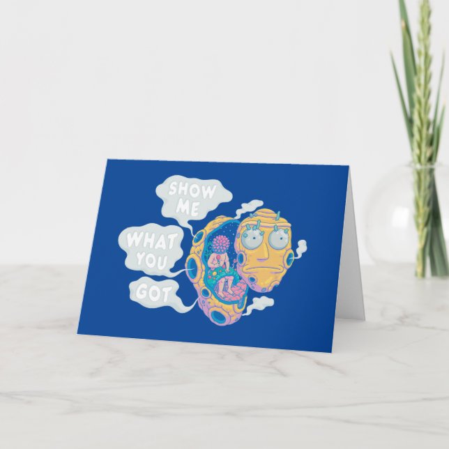 CARTE RICK ET MORTY™ | MONTRE-MOI CE QUE TU AS (Devant)