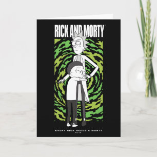 Carte RICK ET MORTY™   Morty Hugging Rick