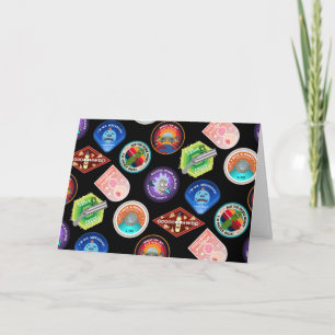 Carte RICK ET MORTY™  Motif des patchs spatiaux