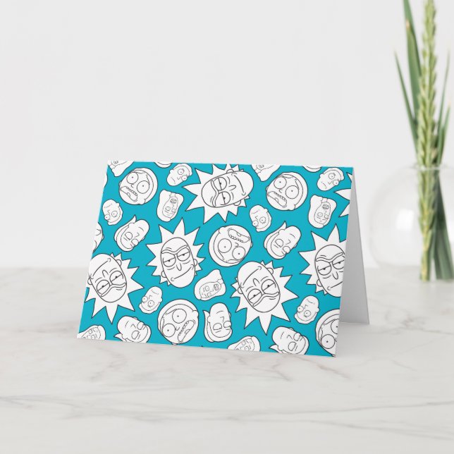 Carte RICK ET MORTY™| Motif du chef de famille Smith (Devant)