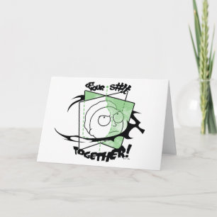 Carte RICK ET MORTY™   Prenez votre S# ! t Together !